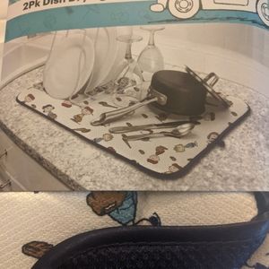 Peanuts / snoopy dish mat (2)